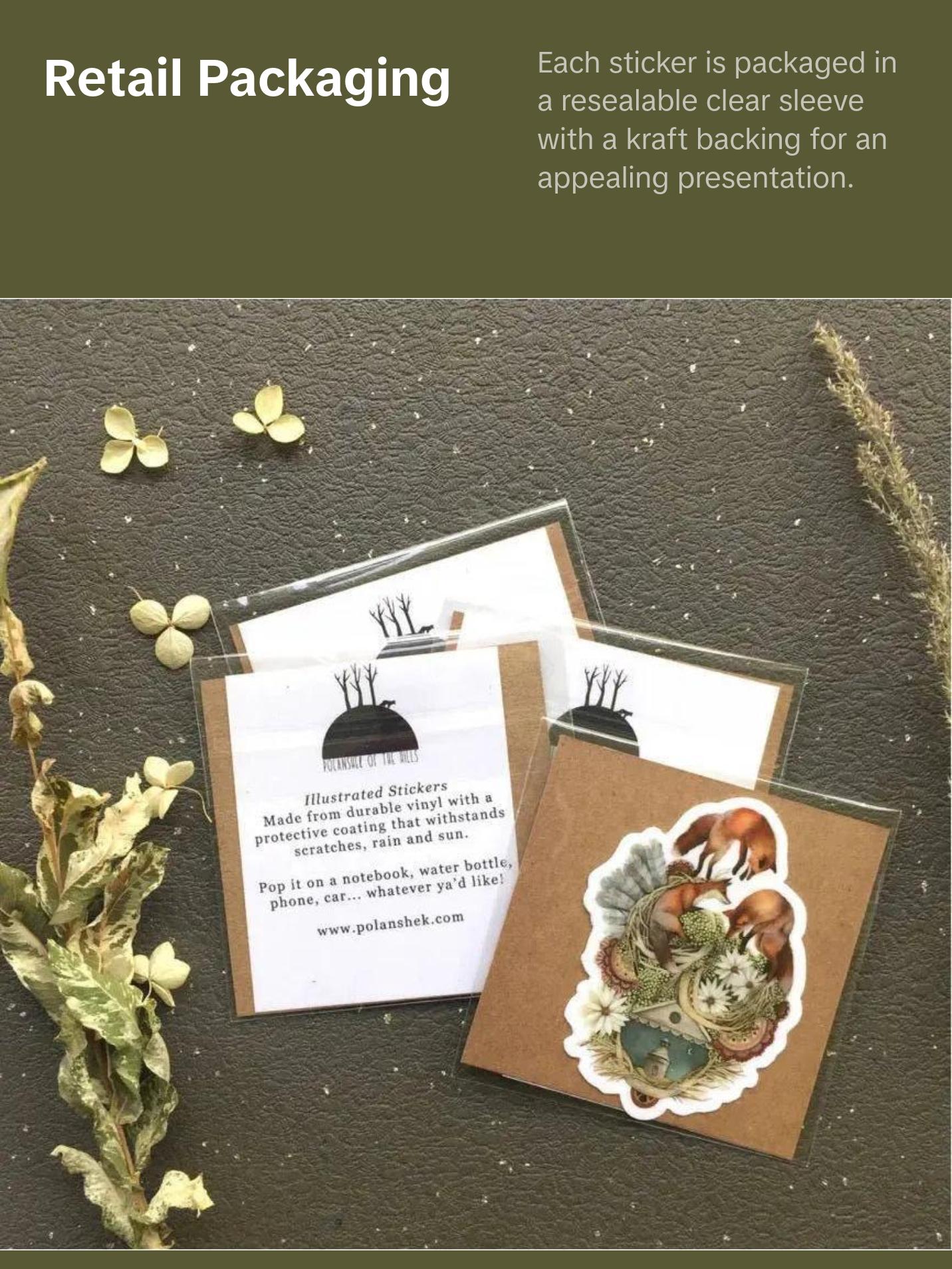 Monarch Butterfly Sticker