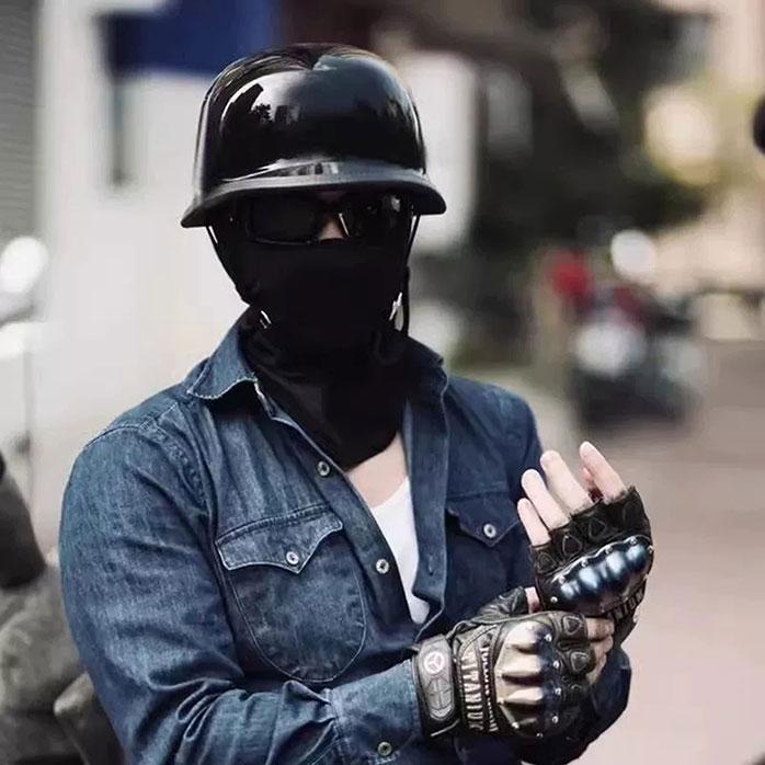 DOT Certified Vintage Open Face Motorcycle Helmet – Lightweight German Style Half Helmet for Cruiser Scooter Riders DOT Certified Vintage Open Face Motorcycle Helmet – Lightweight German Style Half Helmet for Cruiser Scooter Riders