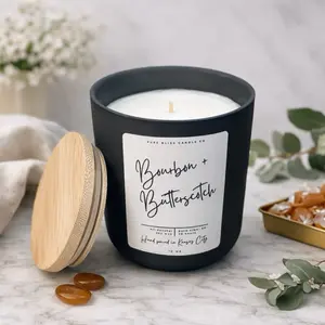 Bourbon + Butterscotch 12 oz Candle