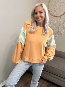 Peach Parade Pullover