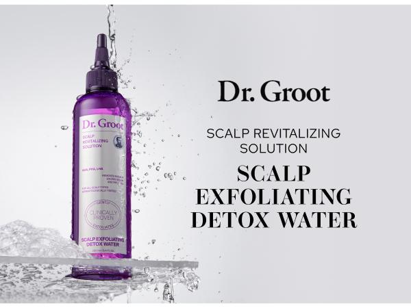Dr. Groot Scalp Revitalizing Solution Scalp Exfoliating Detox Water - Gentle Exfoliation with AHA PHA LHA, Rosemary Oil, Menthol, Niacinamide for All Scalp Types Dr. Groot Scalp Revitalizing Solution Scalp Exfoliating Detox Water - Gentle Exfoliation with AHA PHA LHA, Rosemary Oil, Menthol, Niacinamide for All Scalp Types