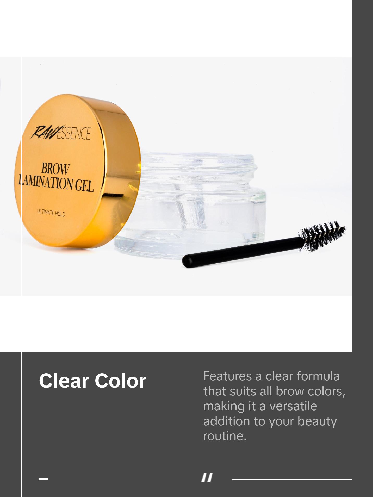 24 Hour Hold Brow Lamination Gel - Transfer and Waterproof Brow Gel