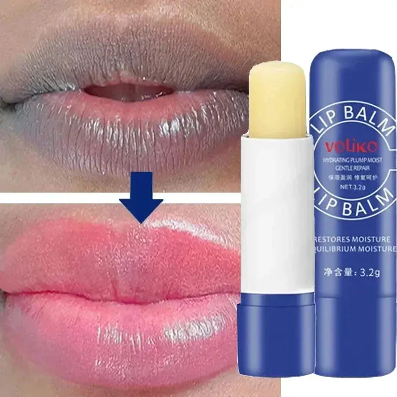 Voliko Lip Balm Hydrating Formula with Vitamin E Honey & Chamomile for Soft Hydrated Lips All Day Unisex Petroleum Jelly Alcohol Free