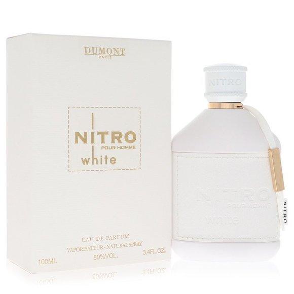 Dumont Nitro White Eau De Parfum For Men 3.4 Oz Spray - Vanilla Amber Scent Dumont Nitro White Eau De Parfum For Men 3.4 Oz Spray - Vanilla Amber Scent