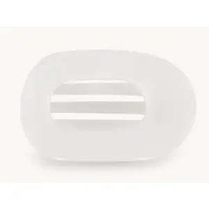 Teleties | Coconut White Small Flat Clip