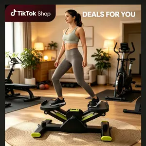 Portable  Fitness Stepper, Compact Mini Step Exercise Machine with Digital Calorie Display, Non-Slip Pedal Workout Equipment elliptical lateral