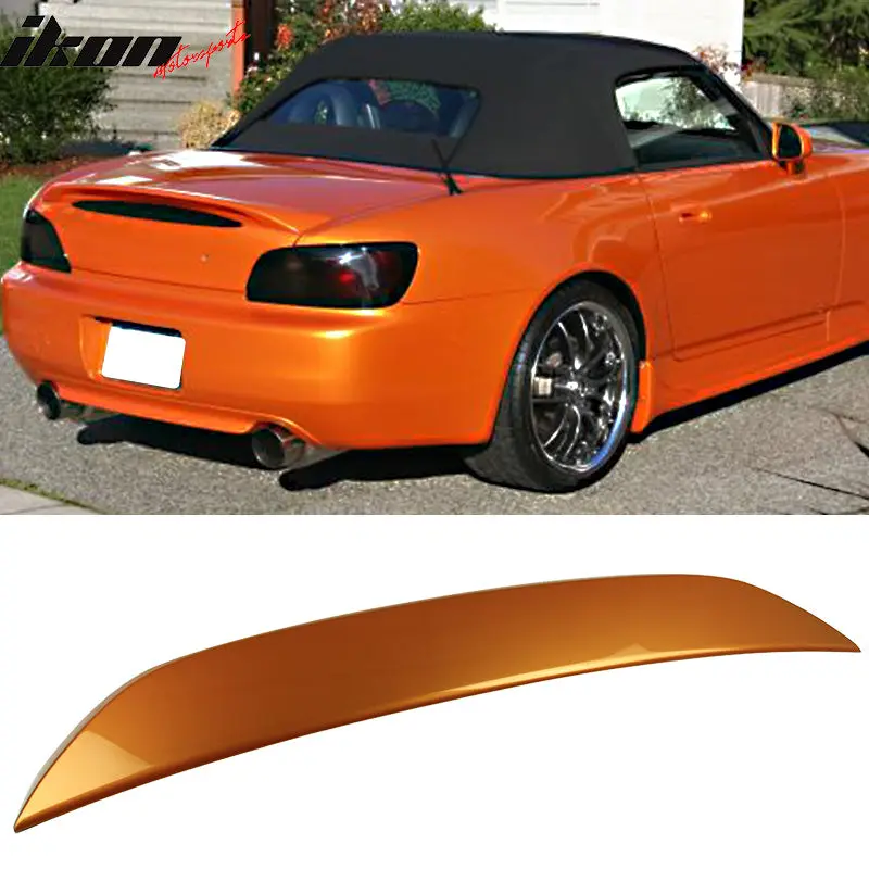 Trunk Spoiler for Honda S2000 2000-2009 OE Style Painted #YR536P Orange