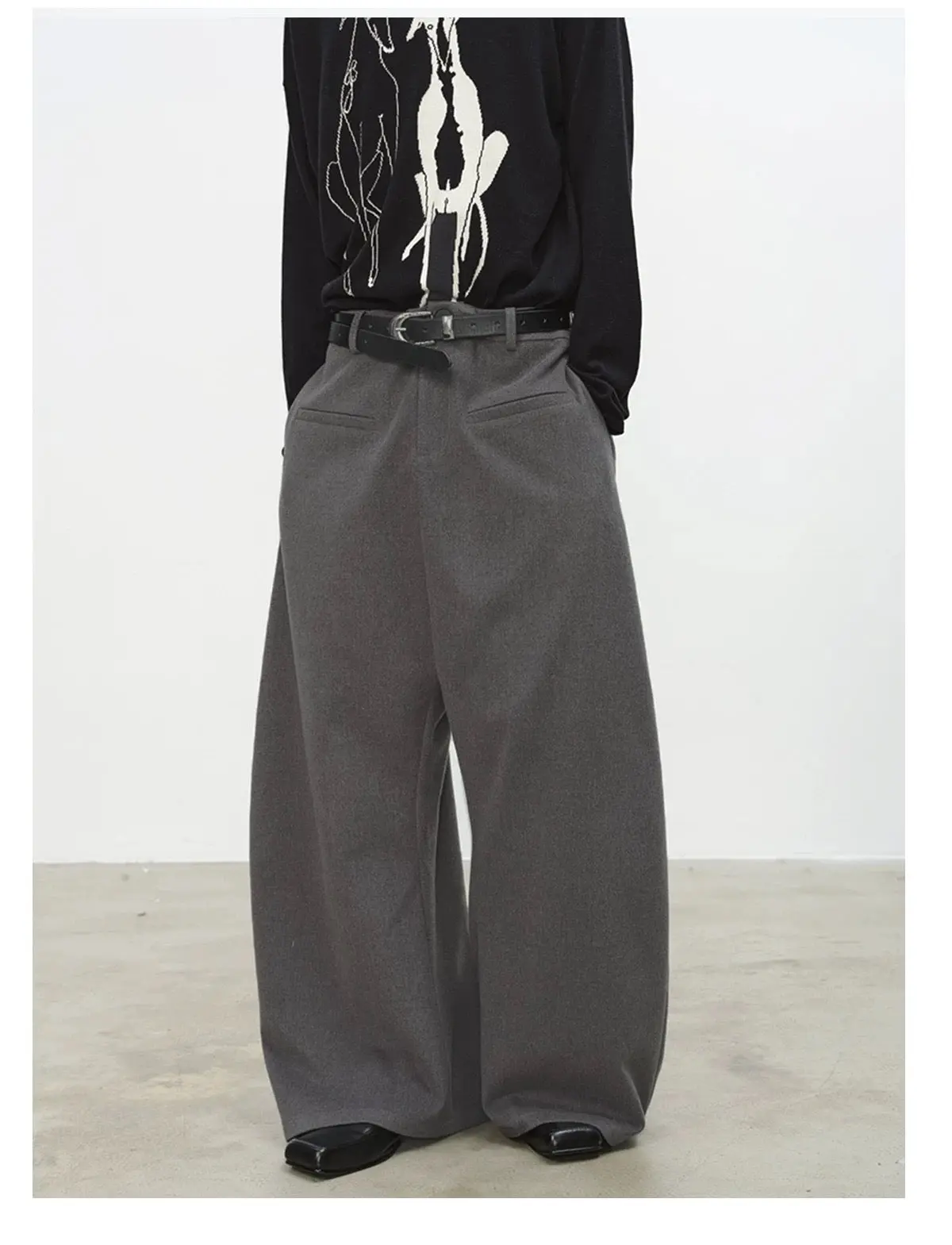 Reversible Pleated Pants Reversible Pleated Pants