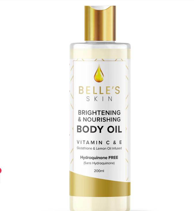 Belle's Skin Body Oil ( Brighten the skin -Rejuvenate the skin-Soften the skin )