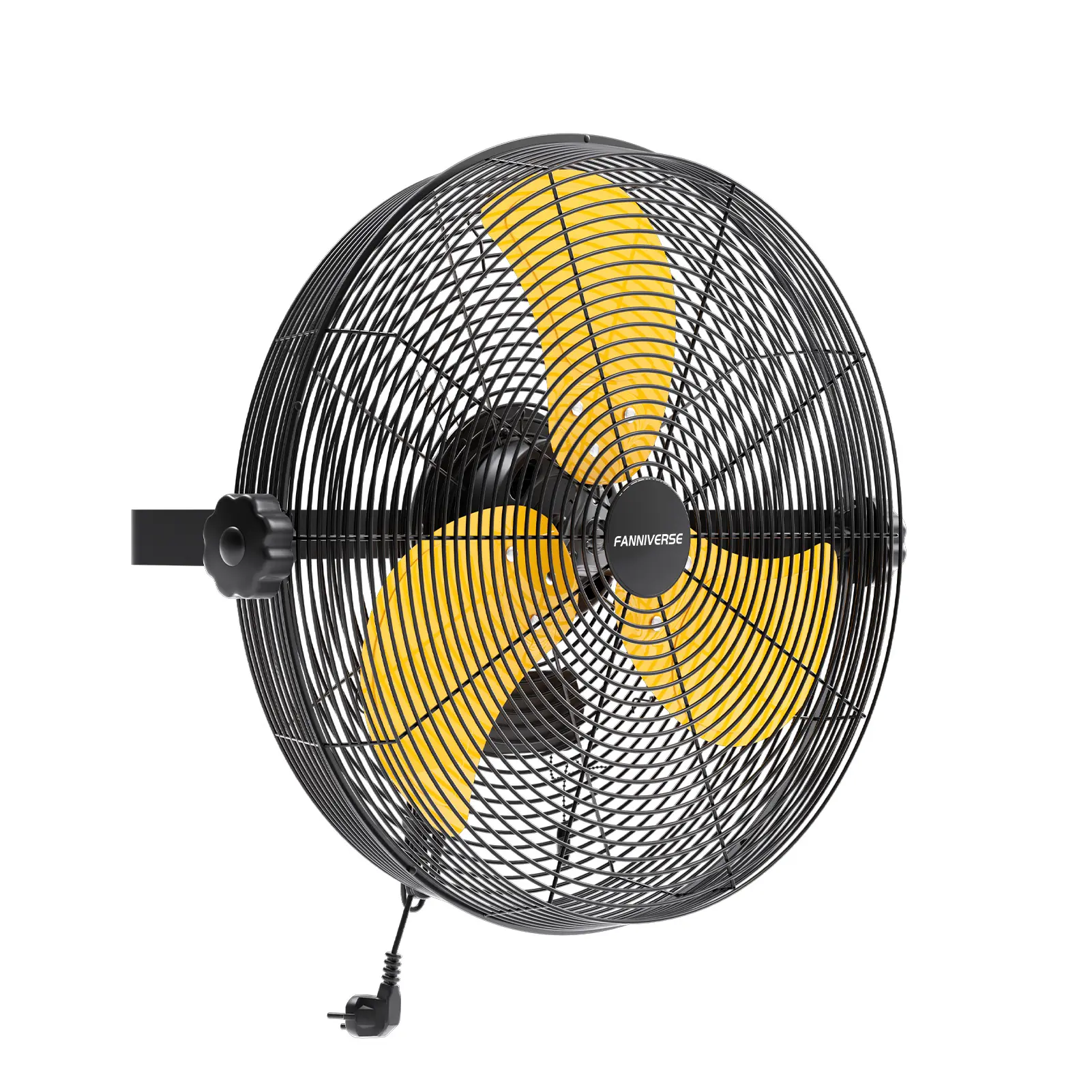 18 Inch Wall Fan Pro Series - 4900 CFM 3 Speed High Velocity Industrial Wall Mount Fans for Commercial, Residential, Warehouse, Covered Patio, Shop, Garage, Barn, Gazebo UL Safety Listed