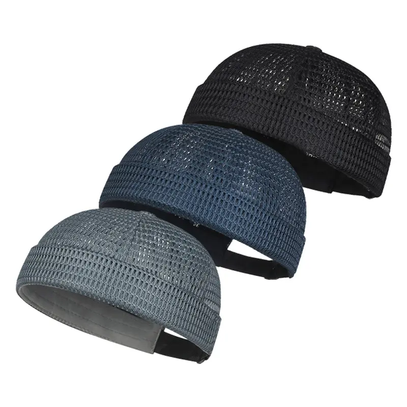 Unisex 3-Pack Polyester Solid Plain Casual Brimless Skullcap - Adjustable Size Headgear, Polyester Fits for Outdoors, Cycling, Brimless Cap, Headgear Hats, Back-To-School Ready With Solid Color, Everyday, Fitness For Everyone