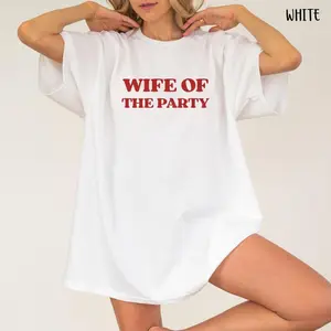 Wife Of The Party TShirt, Bride to be gift, Engagement Party gift, Bachelorette Party tee, Funny Bride Tee, Bride Tribe Shirt,Tee