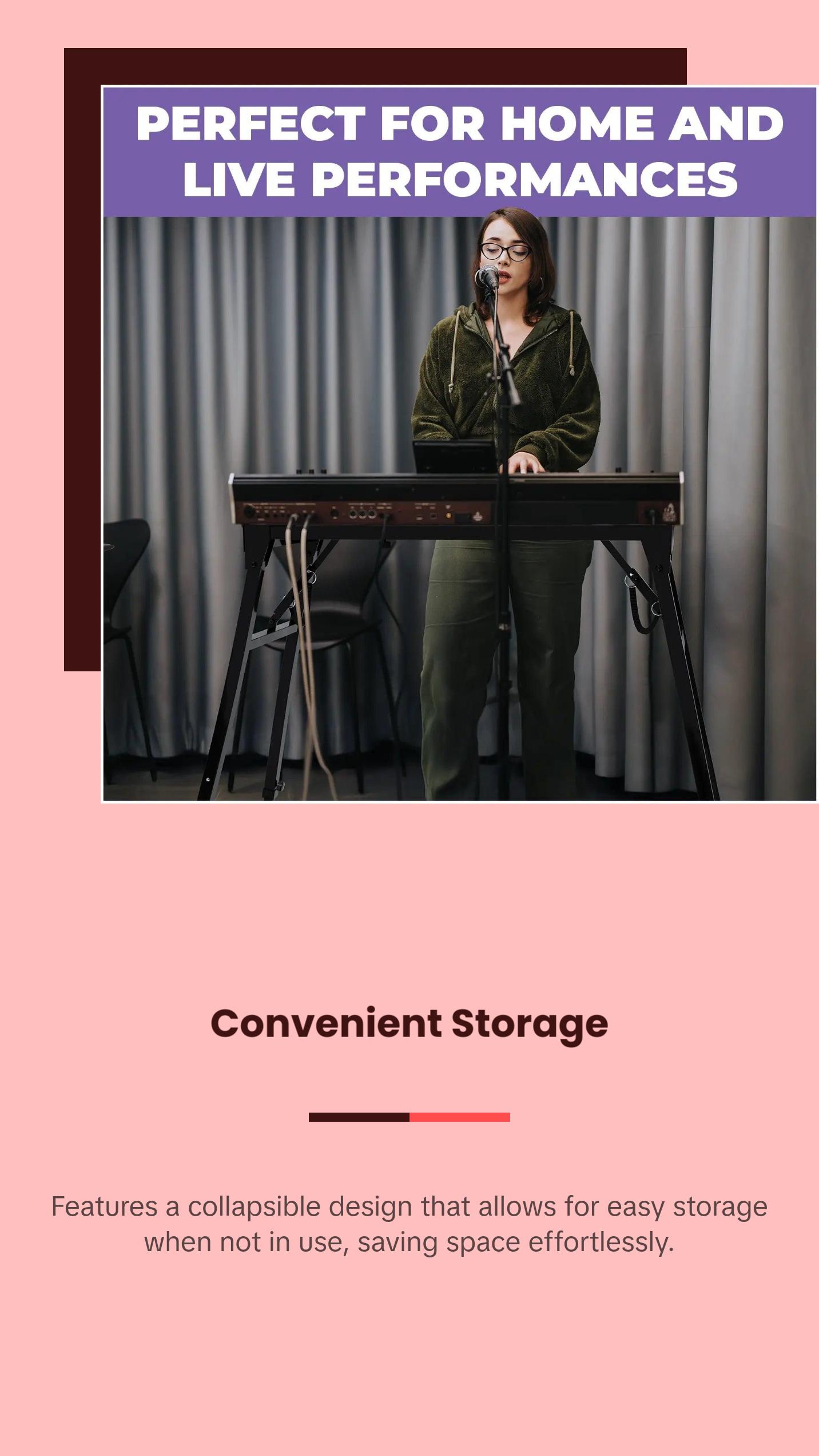 Collapsible Keyboard Stand