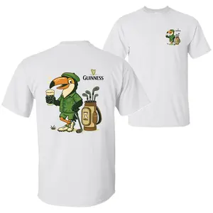 Guinness Golf T-Shirt Toucan Beer Graphic Tee for Men and Women, St. Patrick’s Day Irish Beer Shirt, Funny Pub Vibes Unisex Tee, Casual Streetwear Outfit, Gift for Beer Lovers