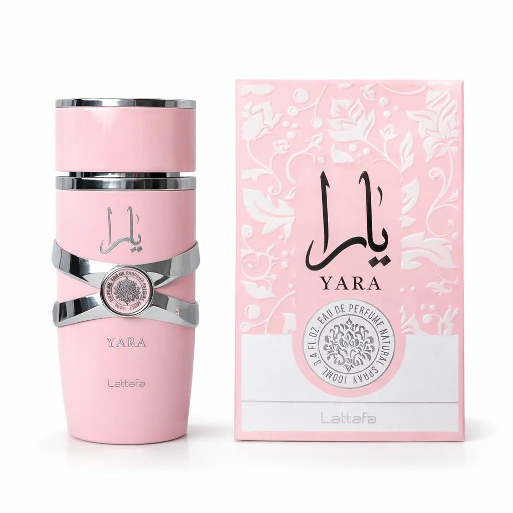 Lattafa Yara Eau de Parfum for Women, A Long Lasting Gourmand Perfume with Orchid, Tropical Fruits & Woody Sandalwood, Great for Womens Gifts, 3.4 fl oz, Floral Oriental Scent, Vanilla, Beauty Products, Aromatic Floral, Floral Scent Perfumes