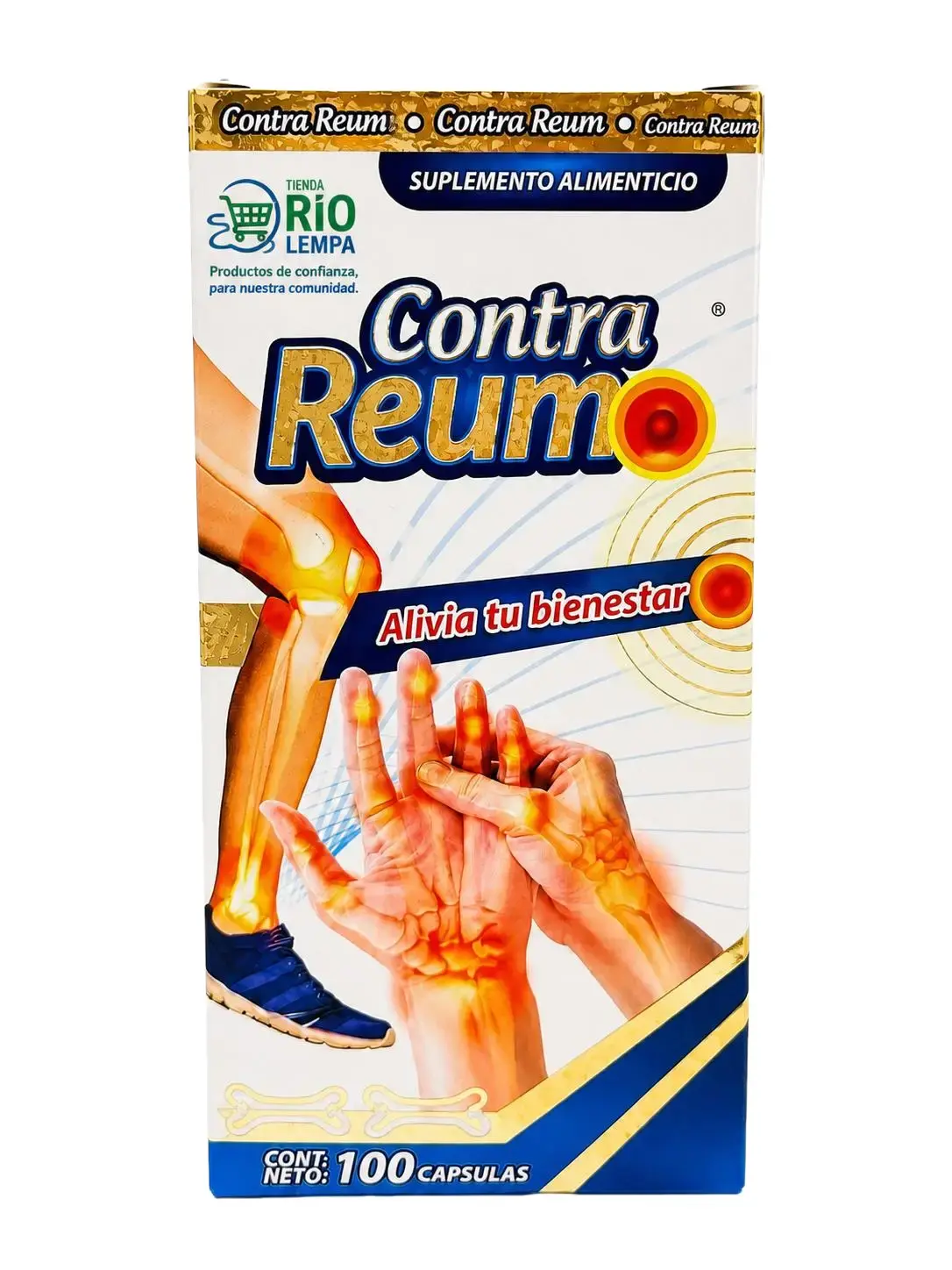 Contra Reum Edible Healthcare Dietary Vitamin Supplement - 100-Tablet Bottle for Well-Being Support