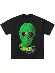 YB Green Mask Portrait T-Shirt YB Green Mask Portrait T-Shirt