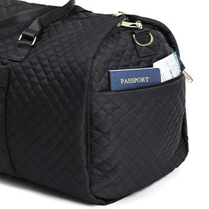 Lekesky Garment Bags with 6 Set Packing Cubes, Garment Convertible Weekender Bag for Women, Large Carry On Garment Bags for Travel, Duffle Bag