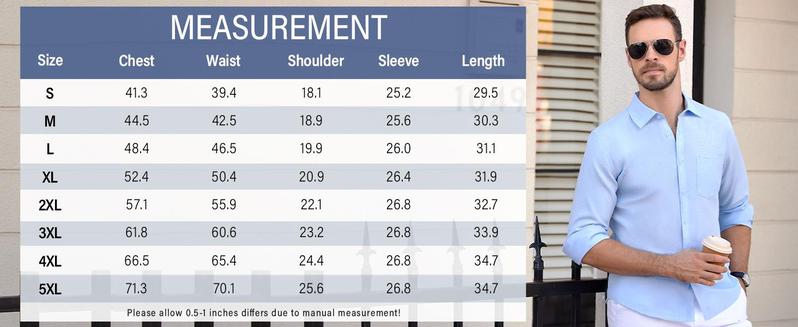 3-Pack Mens Button Down Shirt Casual Oxford Shirts Untucked Dress Shirt for Men Long Sleeve Button Up Shirt with Pocket