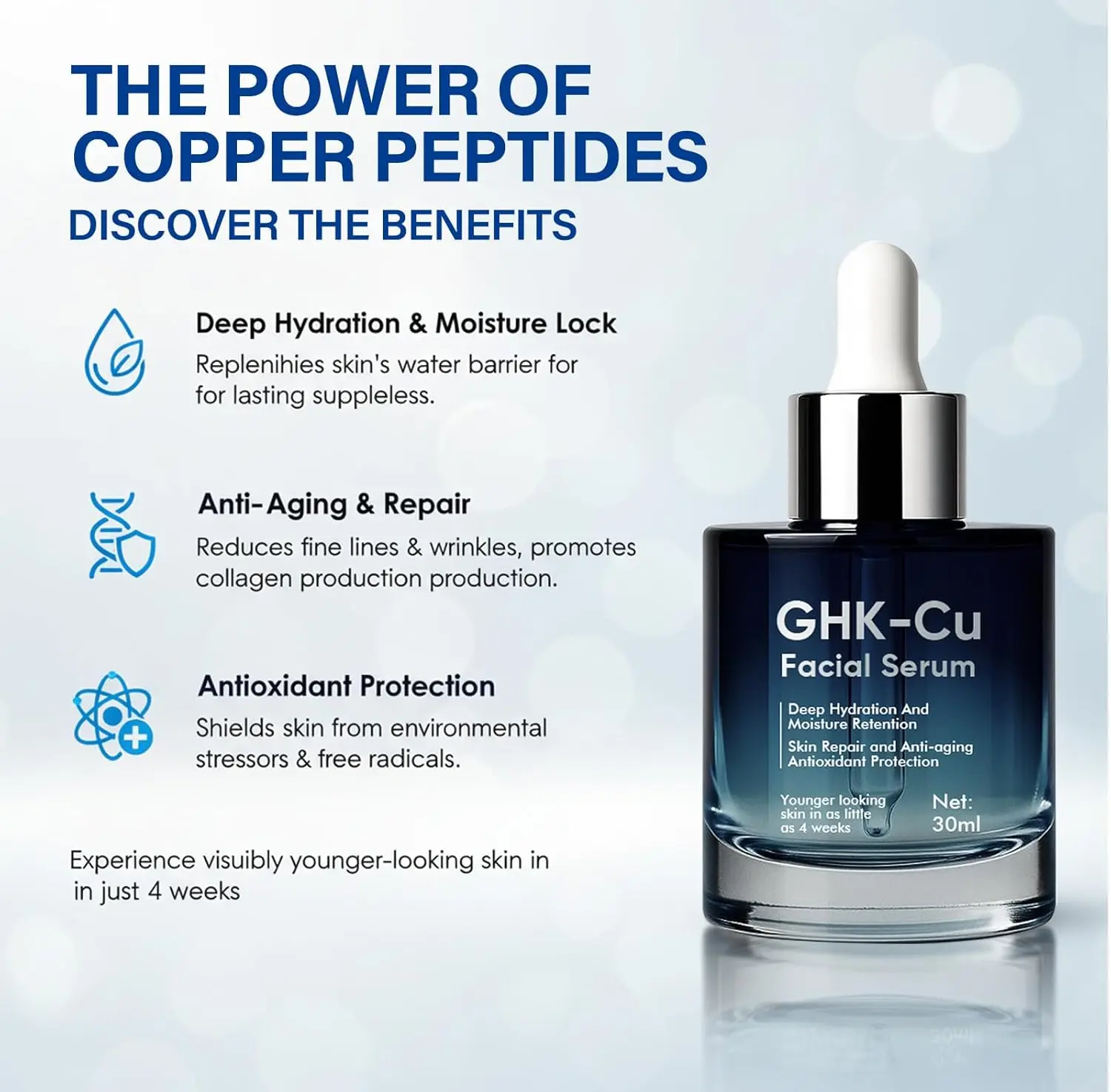 ghk-cu serum benefits GHK-Cu Copper Peptide Anti-Aging Face Serum