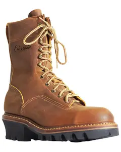 Silverado Men's Lace-Up Logger Work Boot Soft Toe - 7730