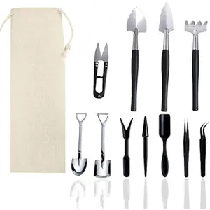 12PCS Succulent Tools Set Mini Transplanting Garden Tools Kit for Indoor Gardening Flower Pot Cactus Care