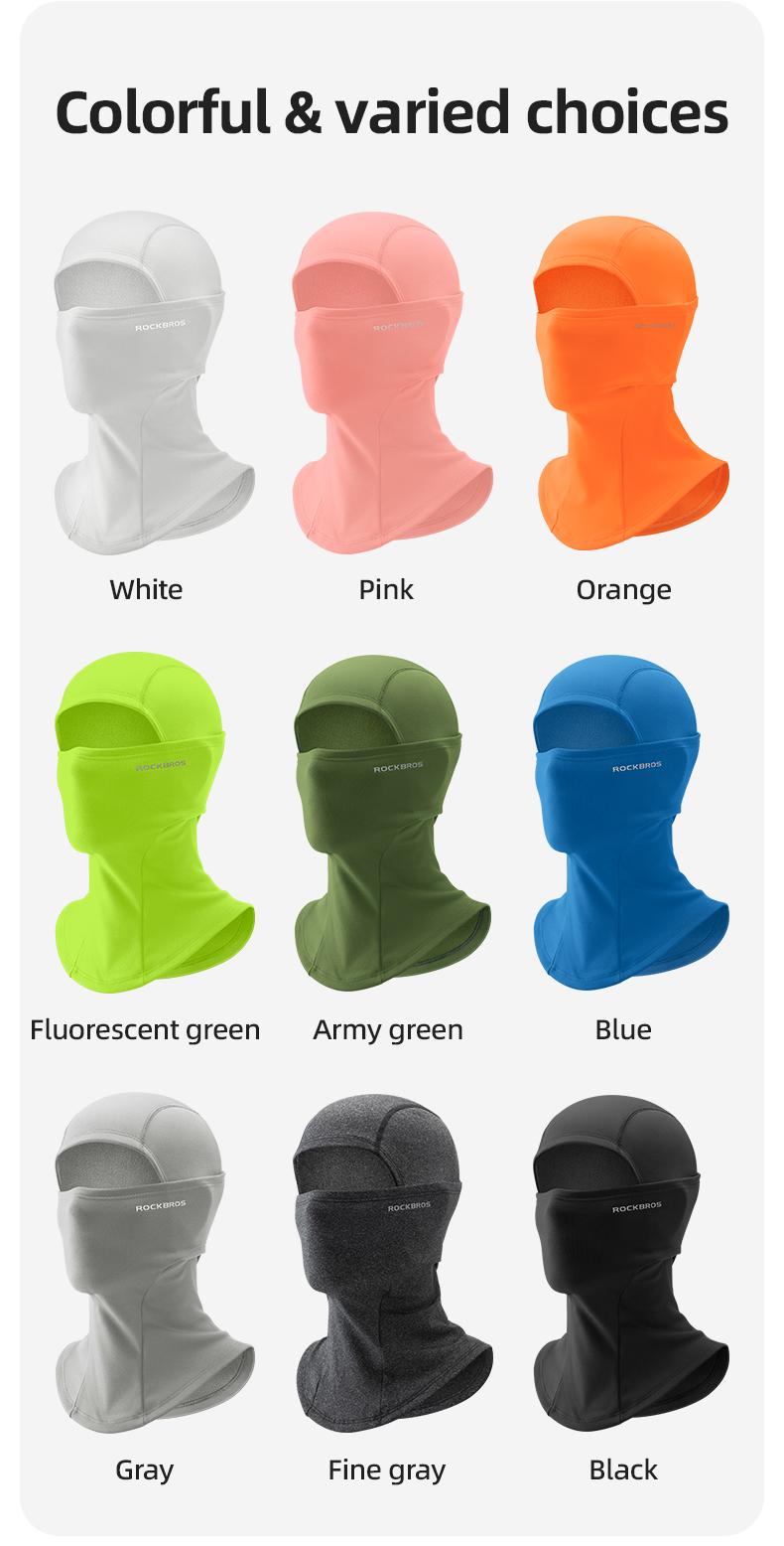 ROCKBROS Cold Weather Balaclava Ski Mask for Men Windproof Thermal Winter Scarf Mask Women Neck Warmer Hood for Cycling,Skiing,Running,Hiking