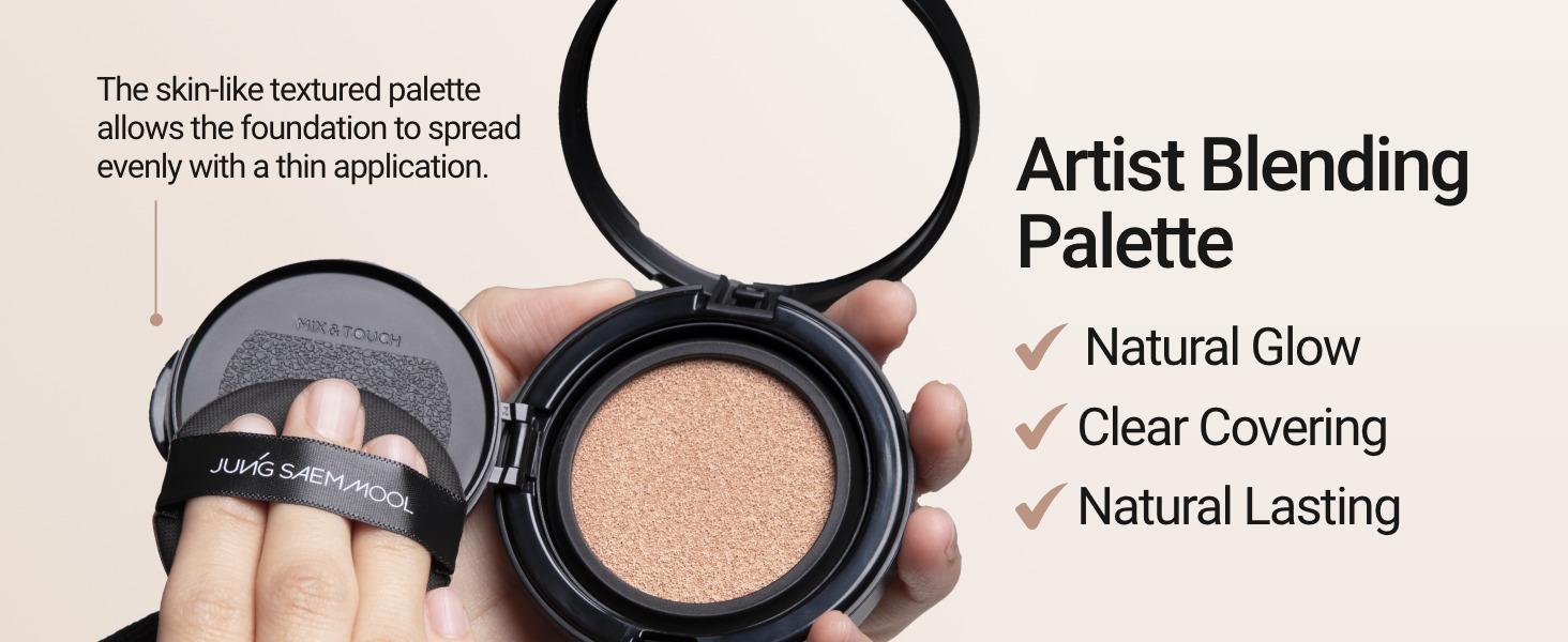 [Jungsaemmool] Essential Skin Nuder Cushion | Natural Finish | Buildable Coverage | Makeup Artist Brand | Cream Foundation