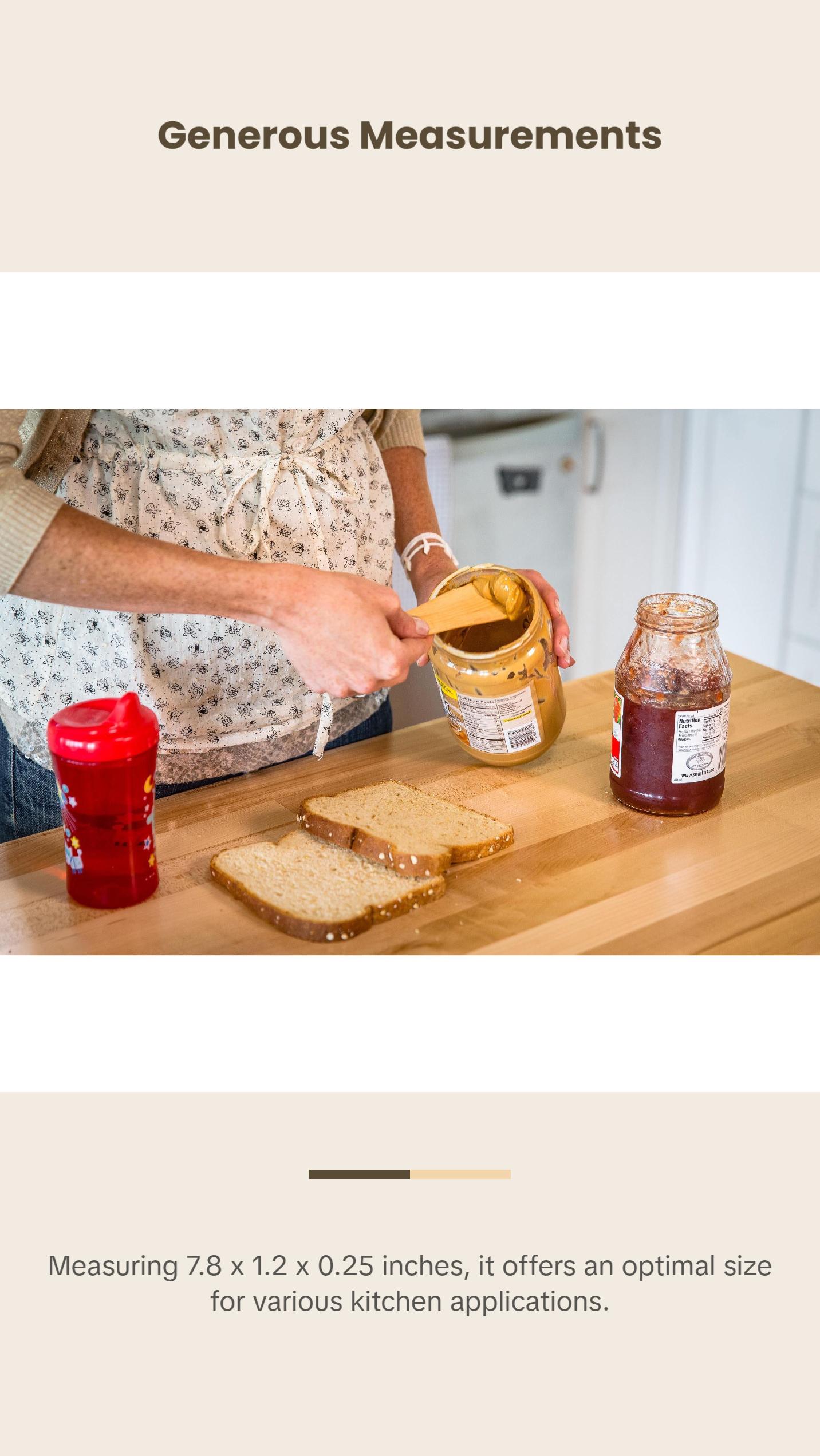 Earlywood - Wooden Butter Spreader Knife - Hand Crafted Hardwood - Kitchenware Cutlery & Tableware