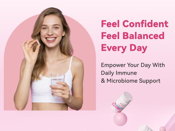 Gynable Female Probiotic for pH Balance& Odor Control & Itching&Viginal Flora & Feminine Health,Upgraded to 10 Billion CFU Probiotics,Free from gluten, soy, dairy, estrogen and egg  Probiotic Gut Health Supplement,TikTokShopBlackFriday