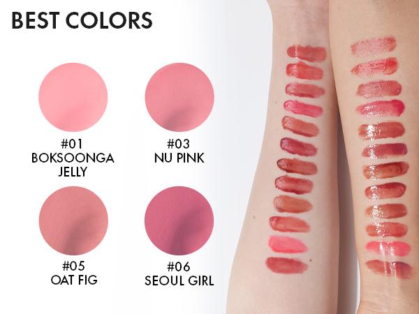 [AMUSE Seoul Official] JEL-FIT TINT | 8 Shades Lip Product Lipstick Lip stain LIPTINT