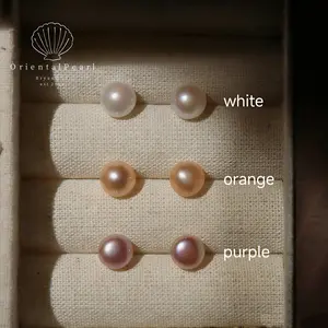 【Exclusive Offer: Buy 1, Get 1】E29-The Signature Luster Pearl Studs – Essential Elegance in Three Curated Hues. Pearl Stud Earrings, Freshwater Pearls, Classic Jewelry, Everyday Earrings, Minimalist Style, High Luster Pearls, Elegant Studs