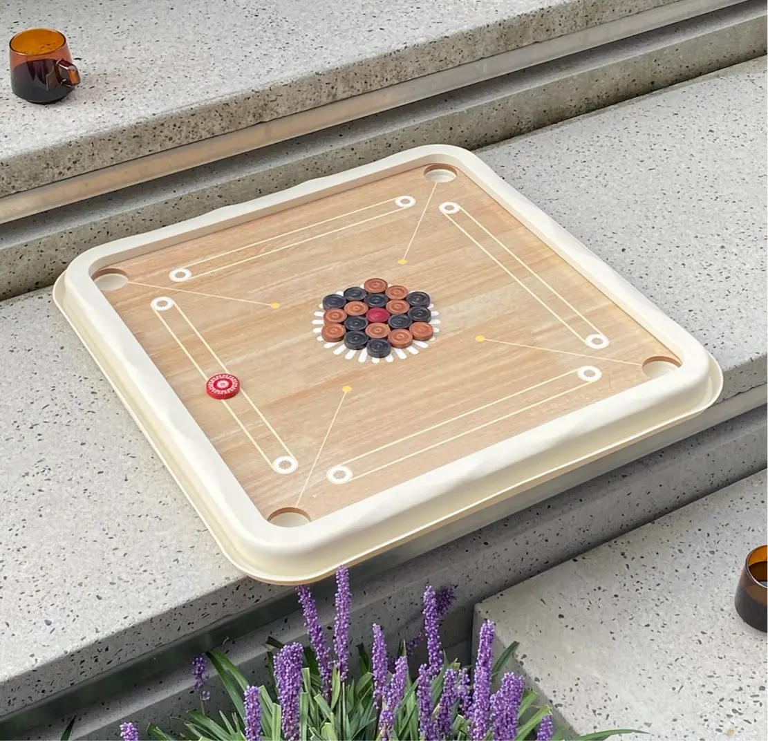 Carrom Board with Premium Coins and Striker - 24" Carrom Board with Premium Coins and Striker - 24"