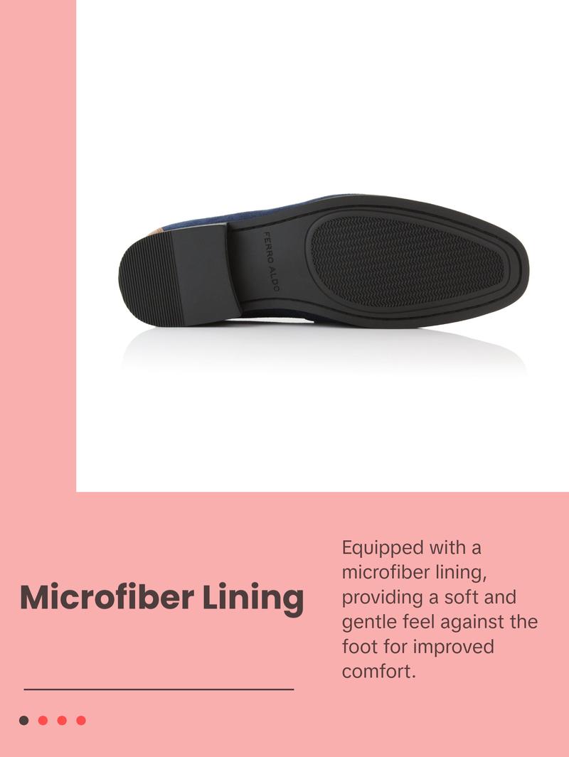 Ferro Aldo Dante novelty penny loafers, in Blue Taupe, Men's Size 6.5 - 13