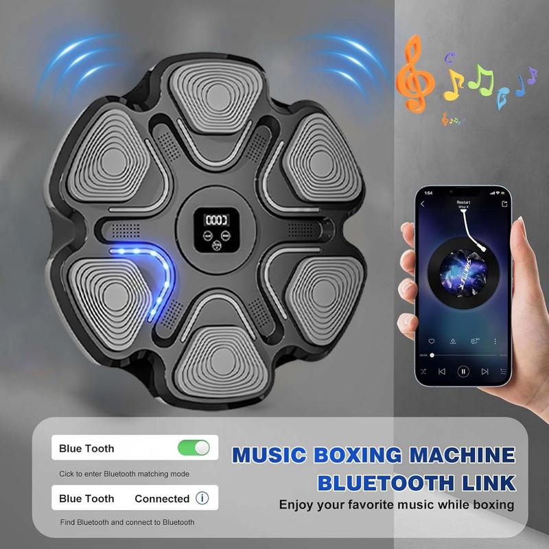 Fun Music Boxing Target for Kids & Family – Includes Gloves • Great Gift for Parents • Easy Setup • Indoor/Outdoor Play • Fun & Safe • Perfect Birthday or Holiday Gift Bluetooth Music Boxing Machine • Family Fun • Indoor/Outdoor Play