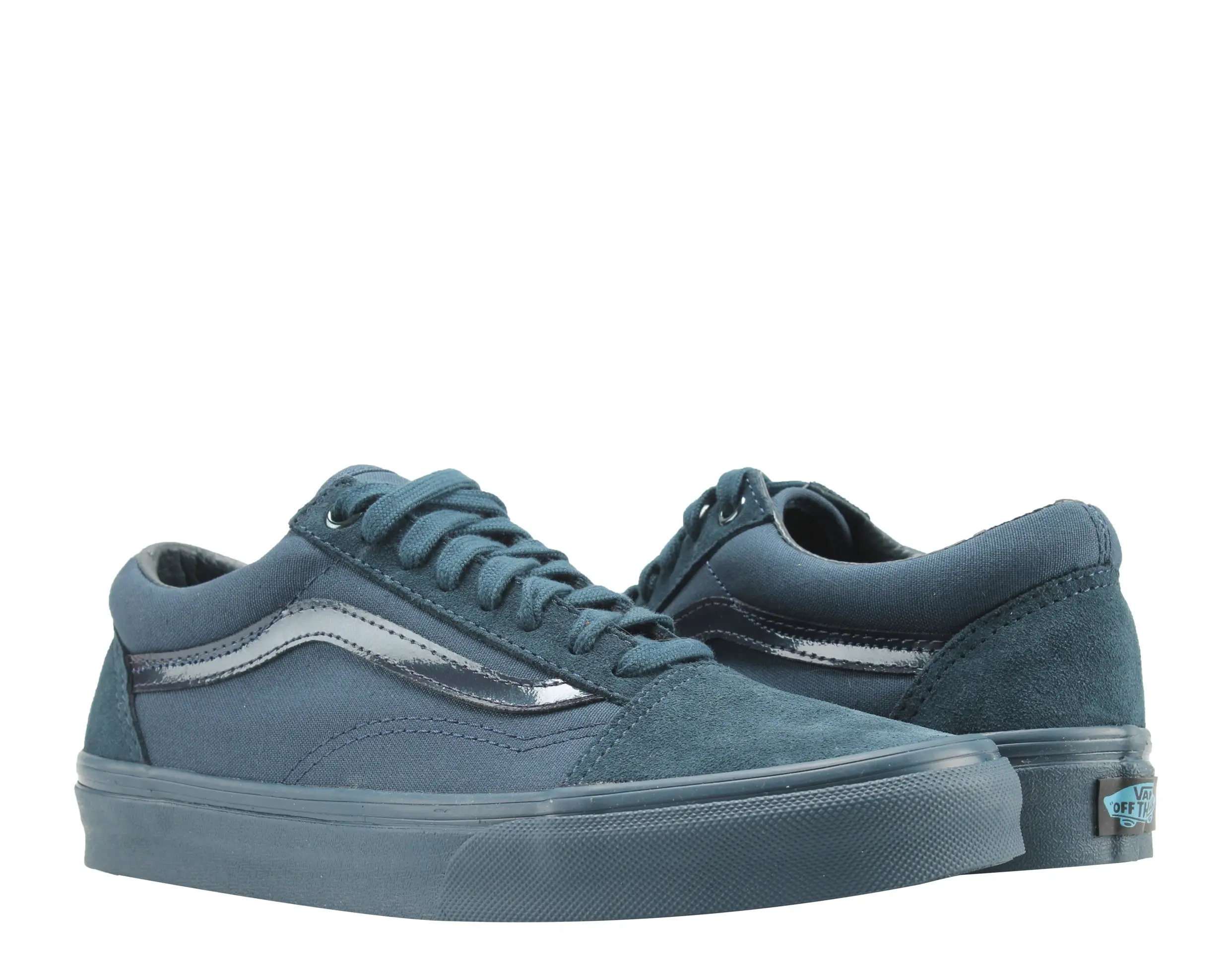Vans Old Skool Mono Classic Sneaker in Dark Teal | Low-Top