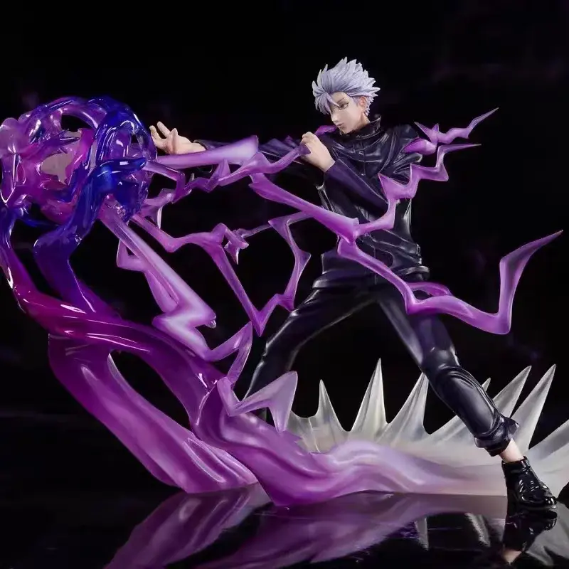 Jujutsu Kaisen Satoru Gojo 5T5 Hollow Purple Action Figure Anime Statue Desktop Chassis Ornament Collectible Gift For Anime Fans