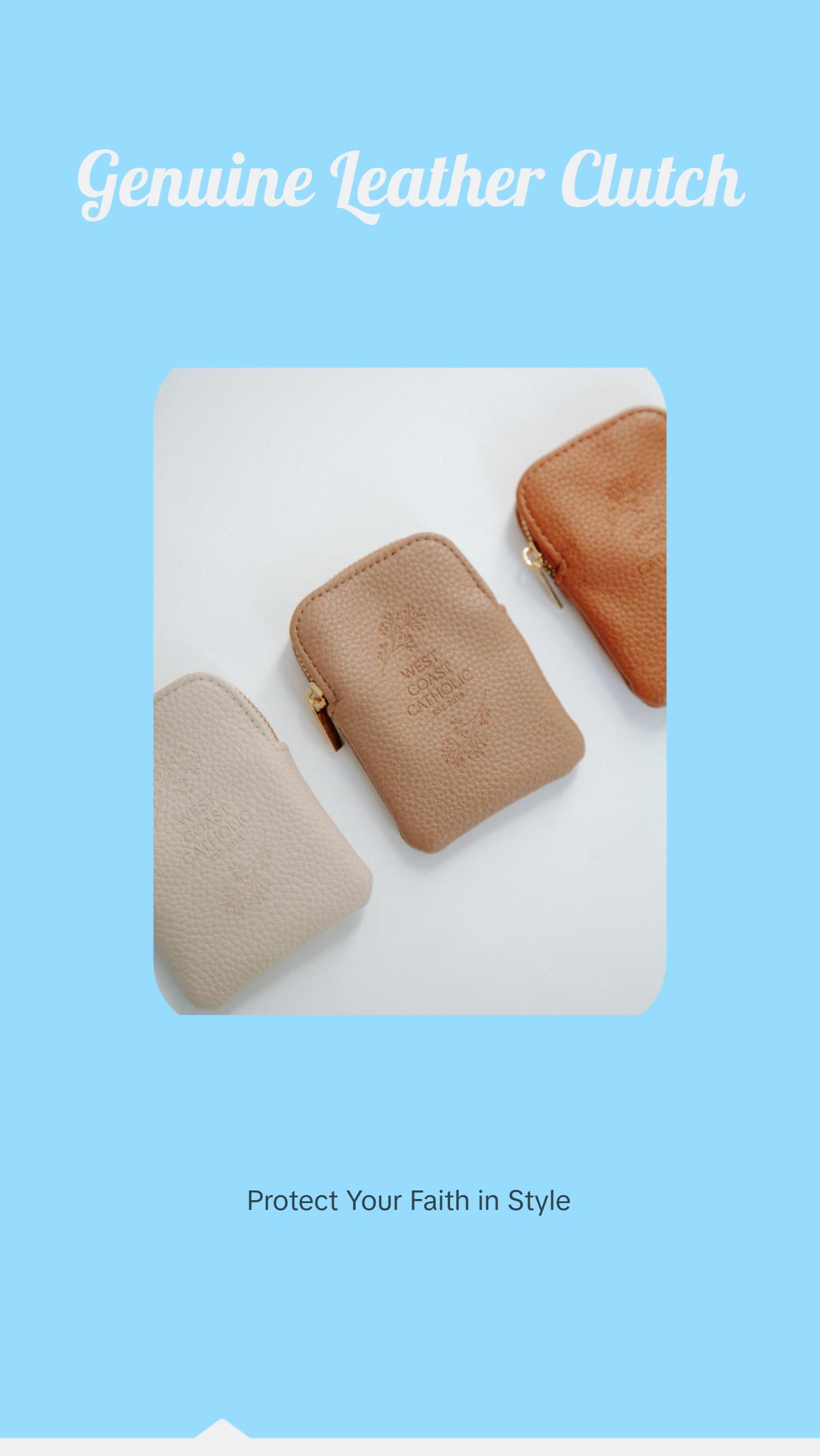 Leather Rosary Pouch