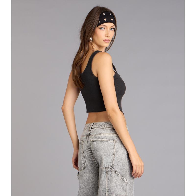 Sweet And Spicy Cherry Graphic Crop Top