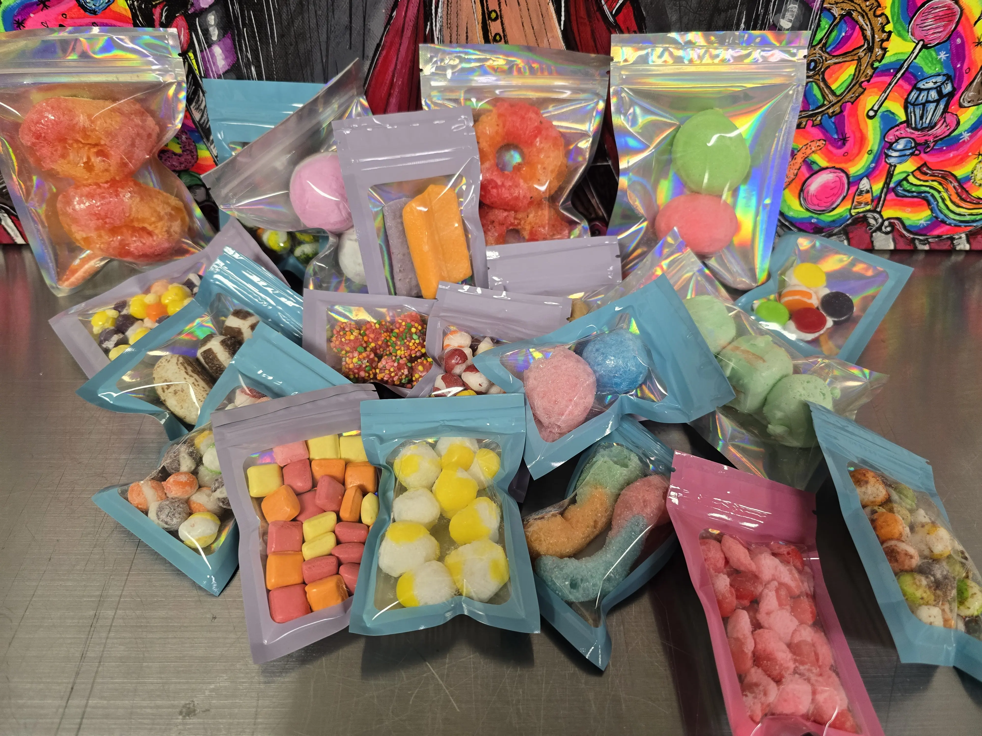 Freeze-Dried Candy Sample Pack - 15 Piece variety mix (7.5 oz Total)