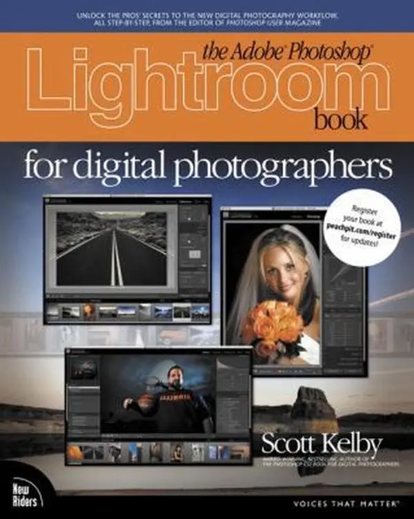 Used The Adobe Photoshop Lightroom Book for Digital Photographers - Scott Kelby Softcover Book with Digital Photography Tutorial, Photography Tips