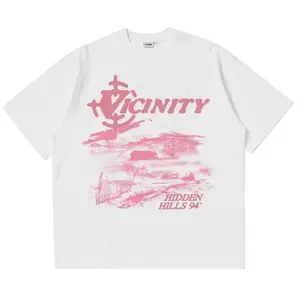 Aesthetic 'Vicinity Hidden Hills' Graphic T-Shirt | Premium 100% Cotton Heavyweight Loose Fit Tee | Retro Y2K Streetwear Apparel for Men & Women | 2026 Summer Short Sleeve Top | Soft Breathable Oversized Harajuku Clothing
