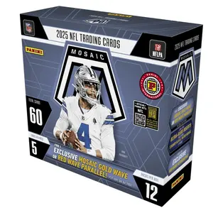 LIVE RIP! - (X1) 2025 Mosaic Hobby International Box - GOLD WAVE, RED WAVE, STAINED GLASS, MICRO MOSAIC!