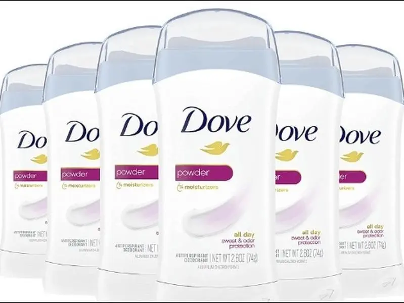 Dove Beauty Powder 24-Hour Invisible Solid Antiperspirant & Deodorant Stick 1.6 oz - 12 Pack for Daily Use Body Care