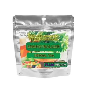 Energybolizer Herbal Tea 24 Tea Bags | Plum Peach