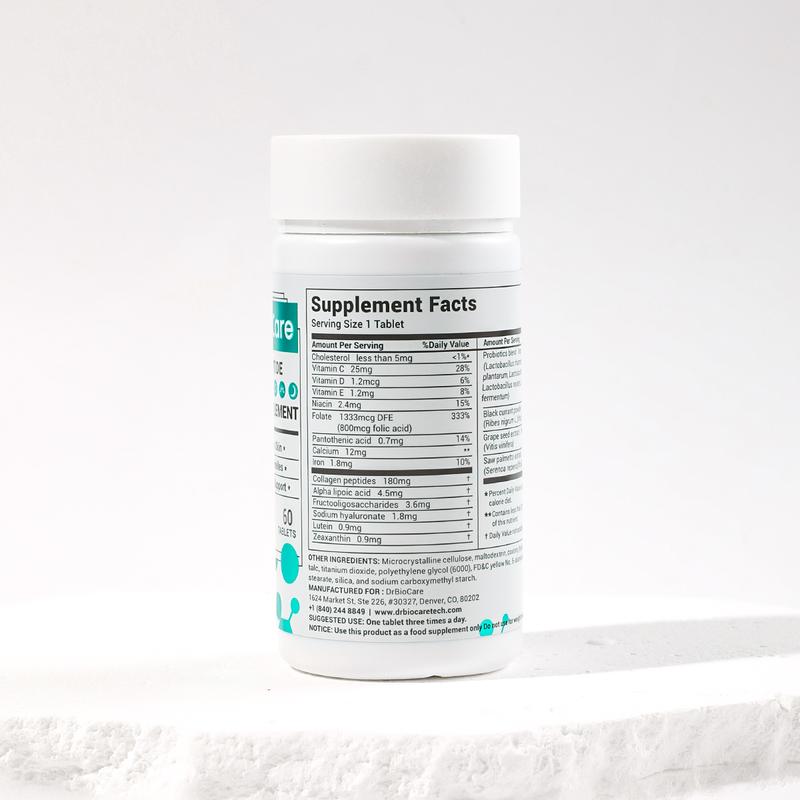 【Crazy Viral】DrBioCare Collagen Peptide，Vitamin & Mineral, Contains Vitamin d3, Vitamin C, Probiotics,Vitamin E, Vitamin b & Multivitamin drbiocare collagen Supplement