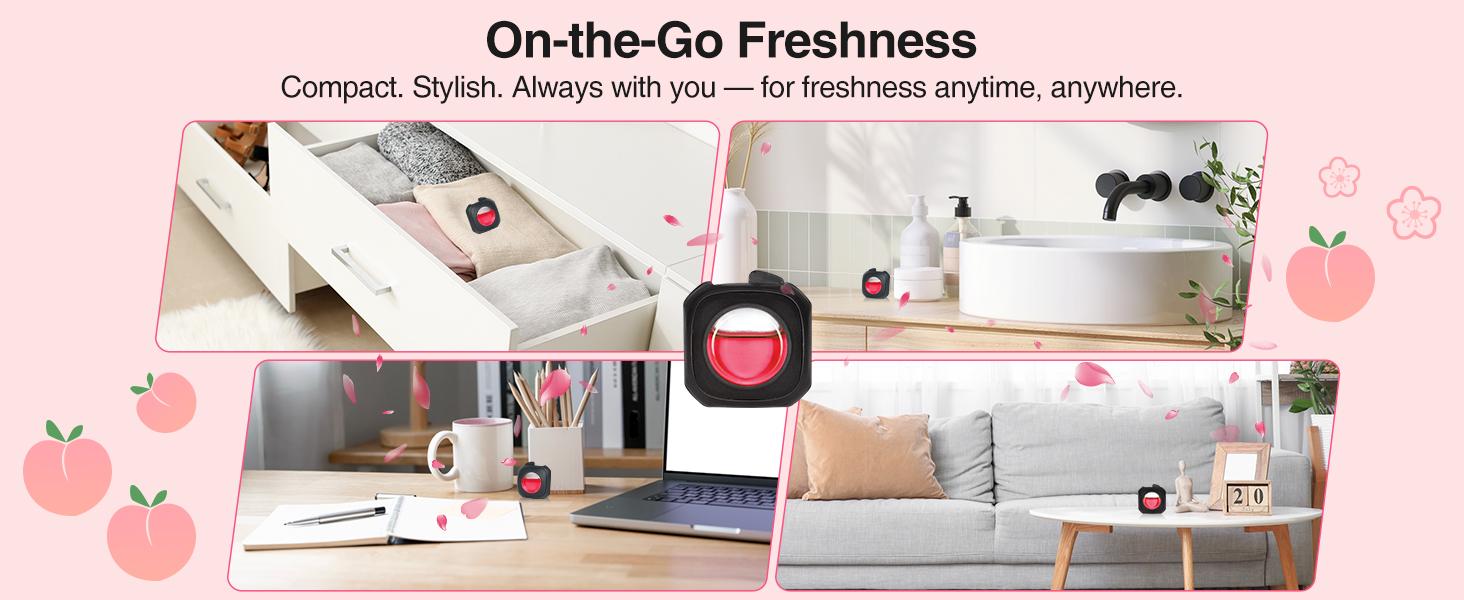 Long-Lasting Scented Car Air Freshener – Vent Clip Car Diffuser