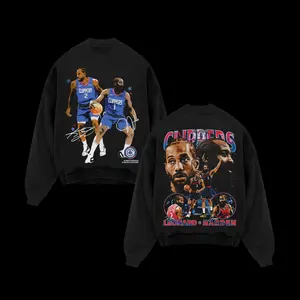 Clippers Duo Leonard x Harden Unisex T-Shirt, Sweatshirts, 100% Heavy Cotton Clippers Basketball Team T-Shirt, Basketball Legend Shirt Gift For True Basketball Fans Graphic Tees Streetwear Outfit