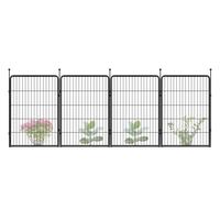 40in(H)x9.1ft(L)-4Panels (Black)