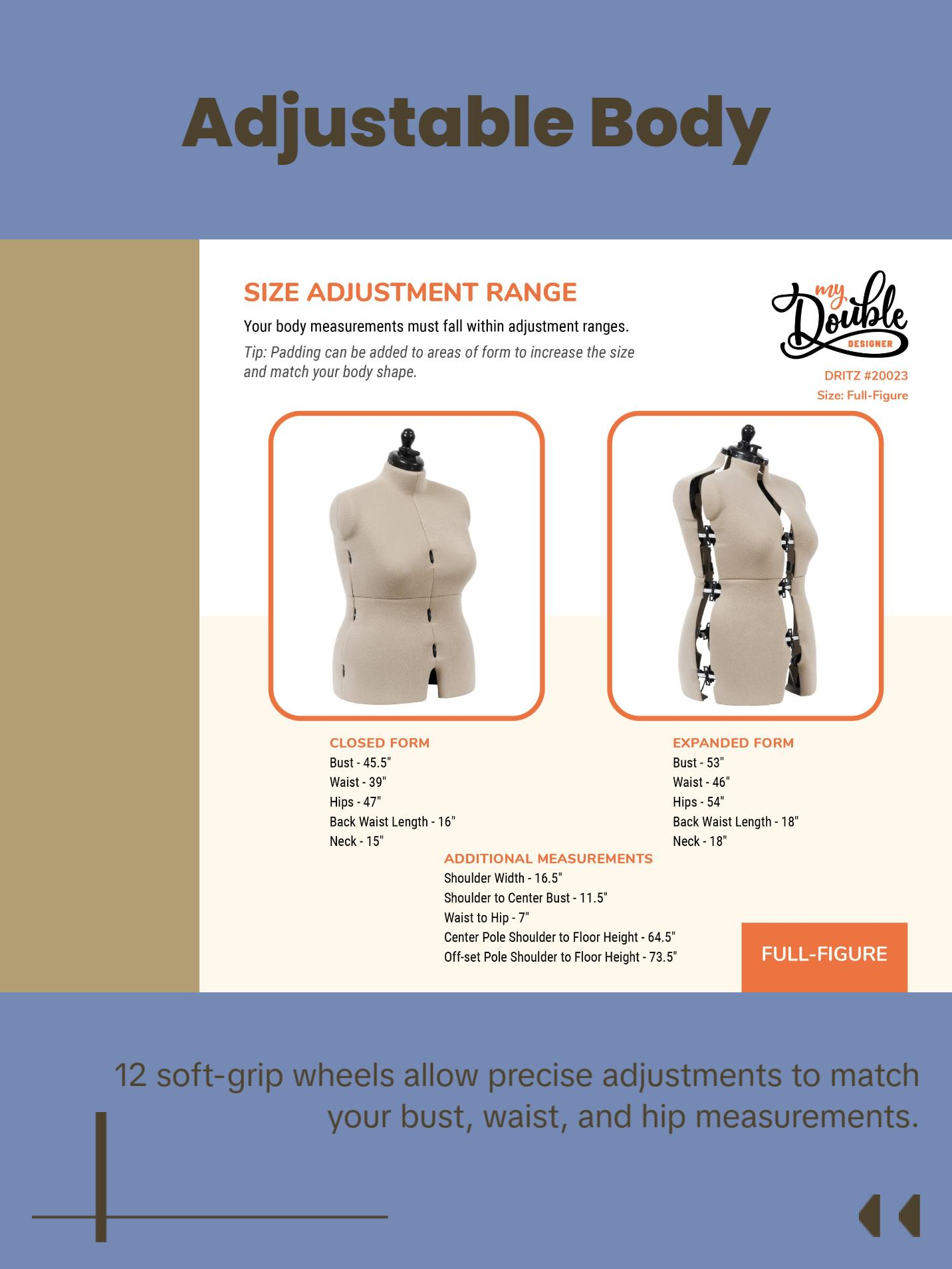 My Double Designer Adjustable Dress Form